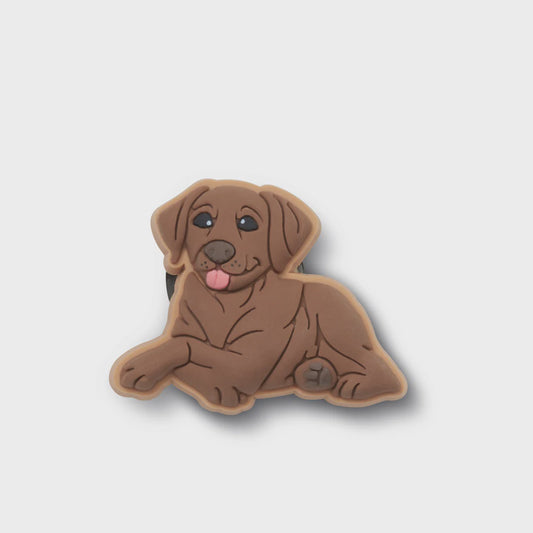 Jibbitz Brown Lab Puppy