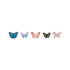 Jibbitz Butterfly Butterfly - 5 pack