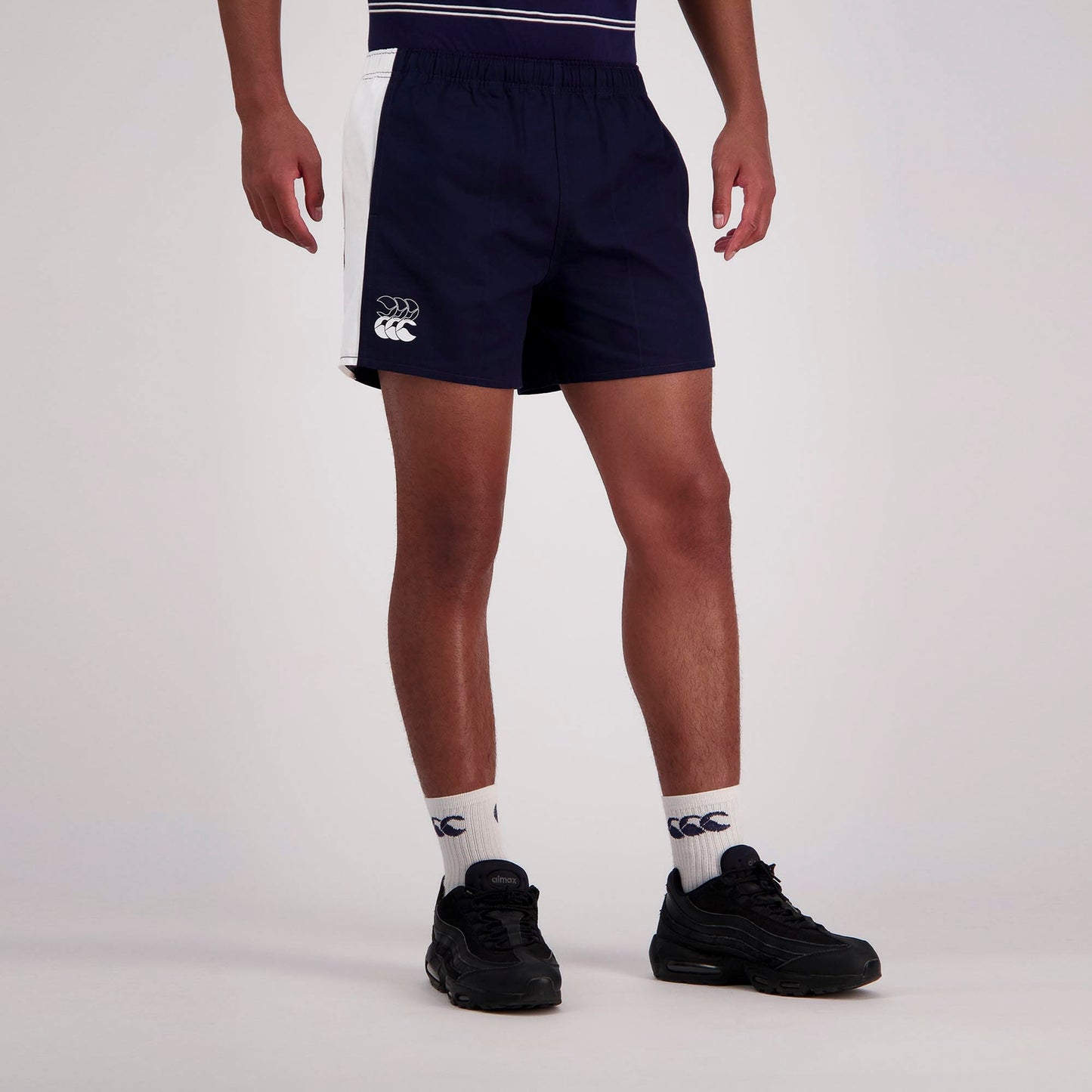 Fundamentals 5in Drill Short - navy/white