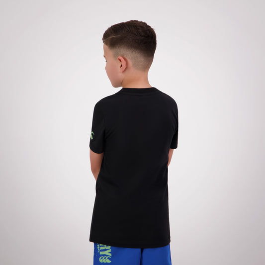 CCC Print Kids Tee H2 24 - jet black