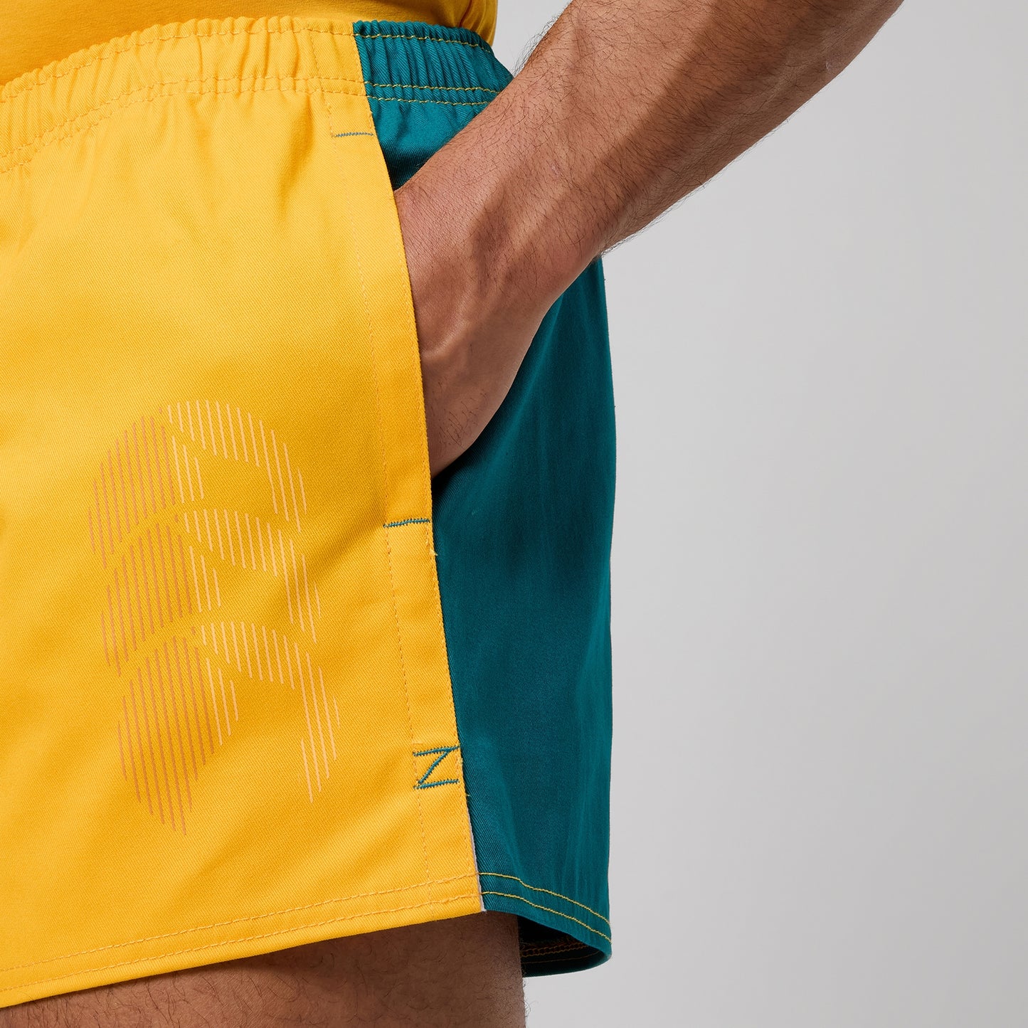 Fundamental 3in Harlequin Short H4 24 - alpine
