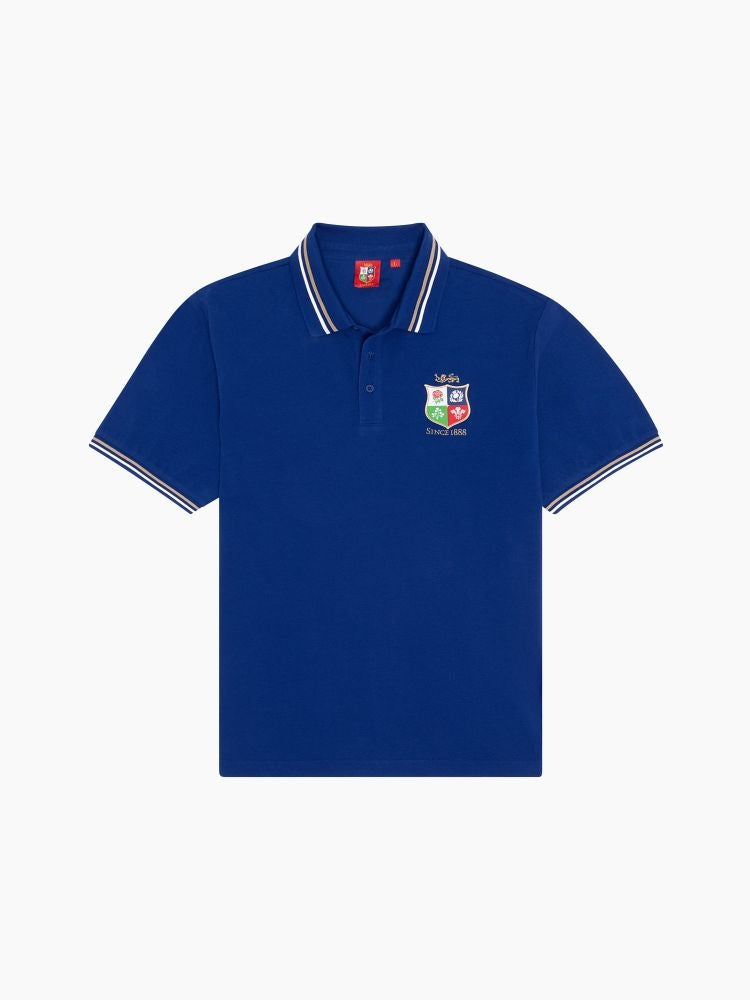 British & Irish Lions Tour Crest Polo 25 - navy