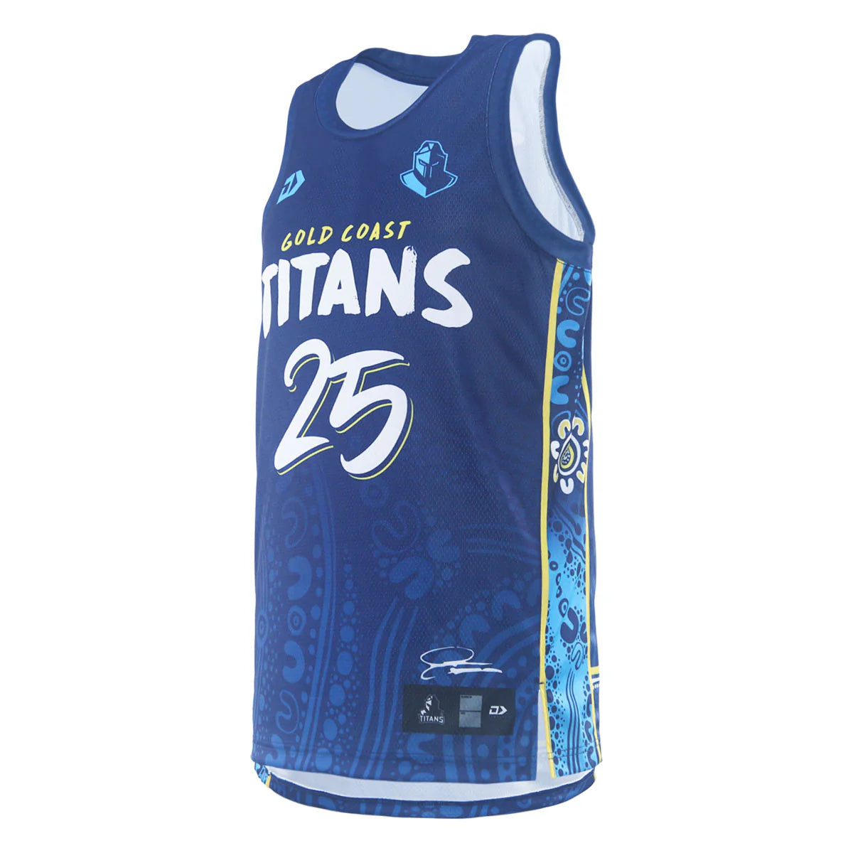 Titans Indigenous Basketball Singlet 2025