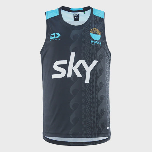 Moana Pasifika Training Singlet 2025 - charcoal