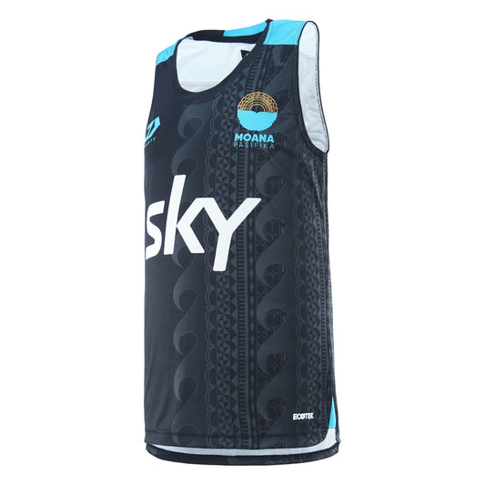 Moana Pasifika Training Singlet 2025 - charcoal