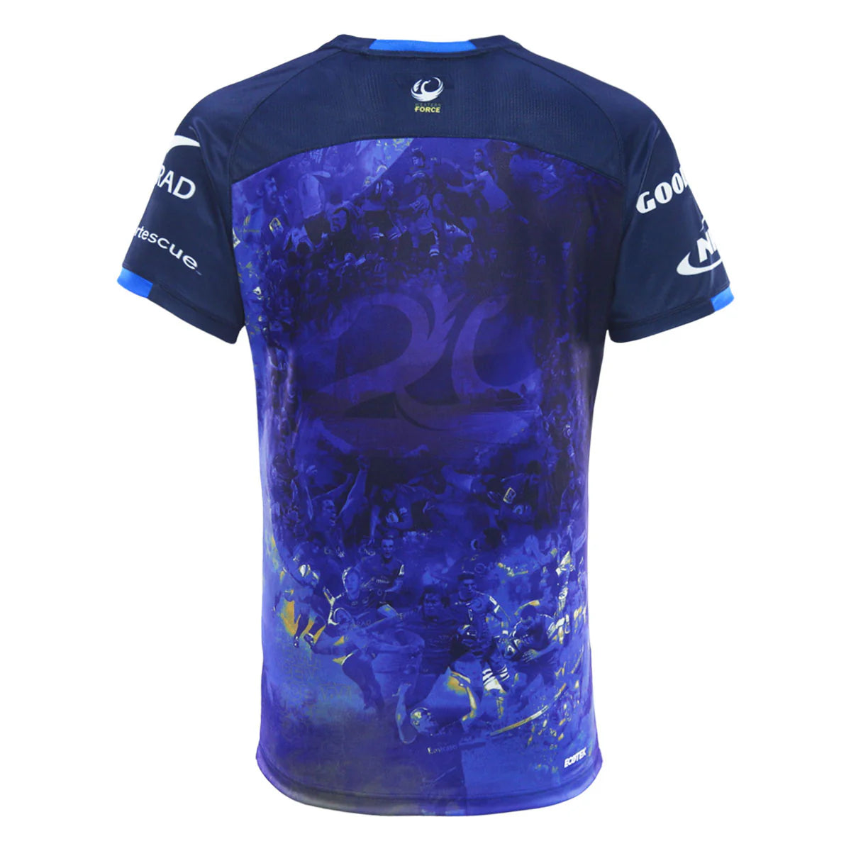 Western Force Warm Up Tee 2025 - navy