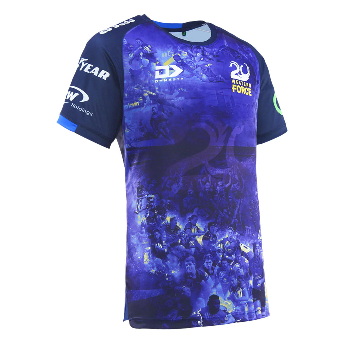 Western Force Warm Up Tee 2025 - navy