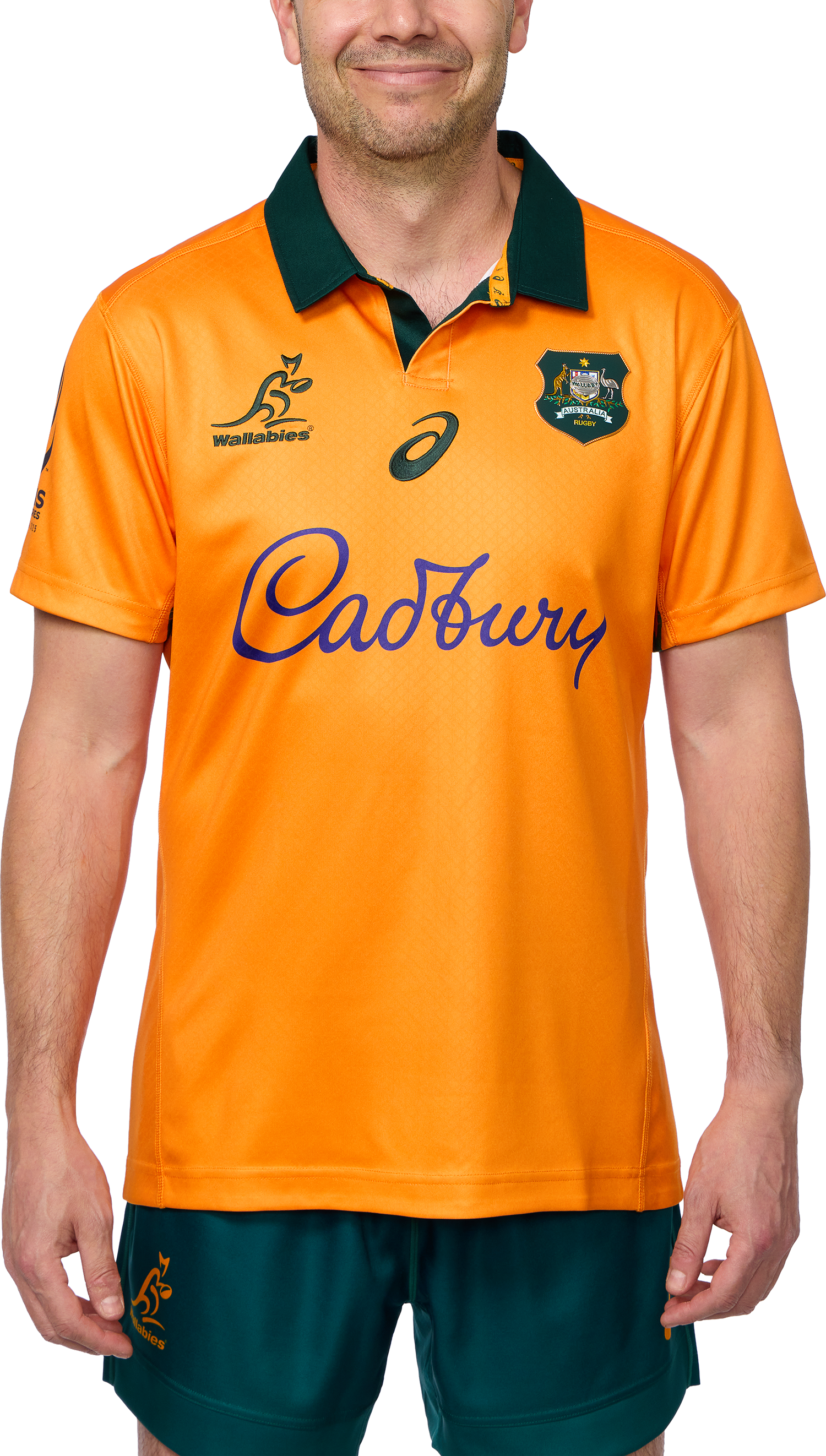 WALLABIES MATCH DAY TRAINING TEE Men Wallabies Gold Mens Rugby Union Clothing AS WALLABIES MATCH DAY TRAINING TEE Men Wallabies Gold Mens Rugby Union Clothing AS