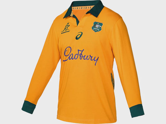 Wallabies Traditional Home Long Sleeved Jersey 2025