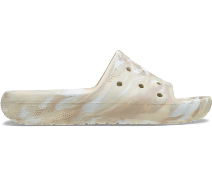 Classic Marbled Slide - bone/multi