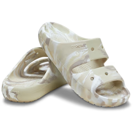 Classic Marbled Sandal V2 - bone/multi