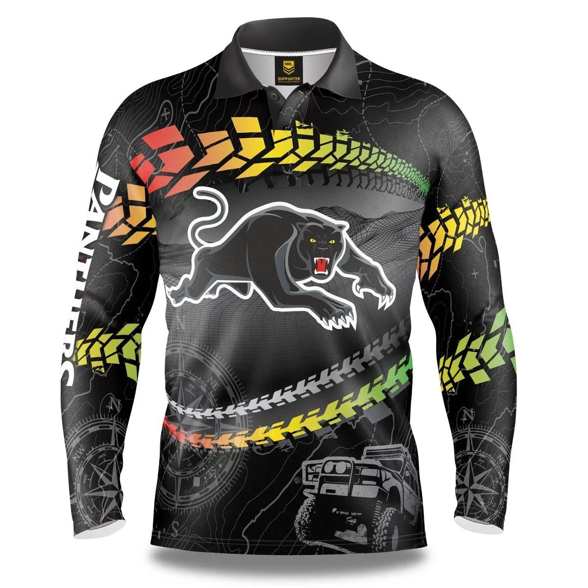 Trax Off Road Camping Shirt NRL Panthers
