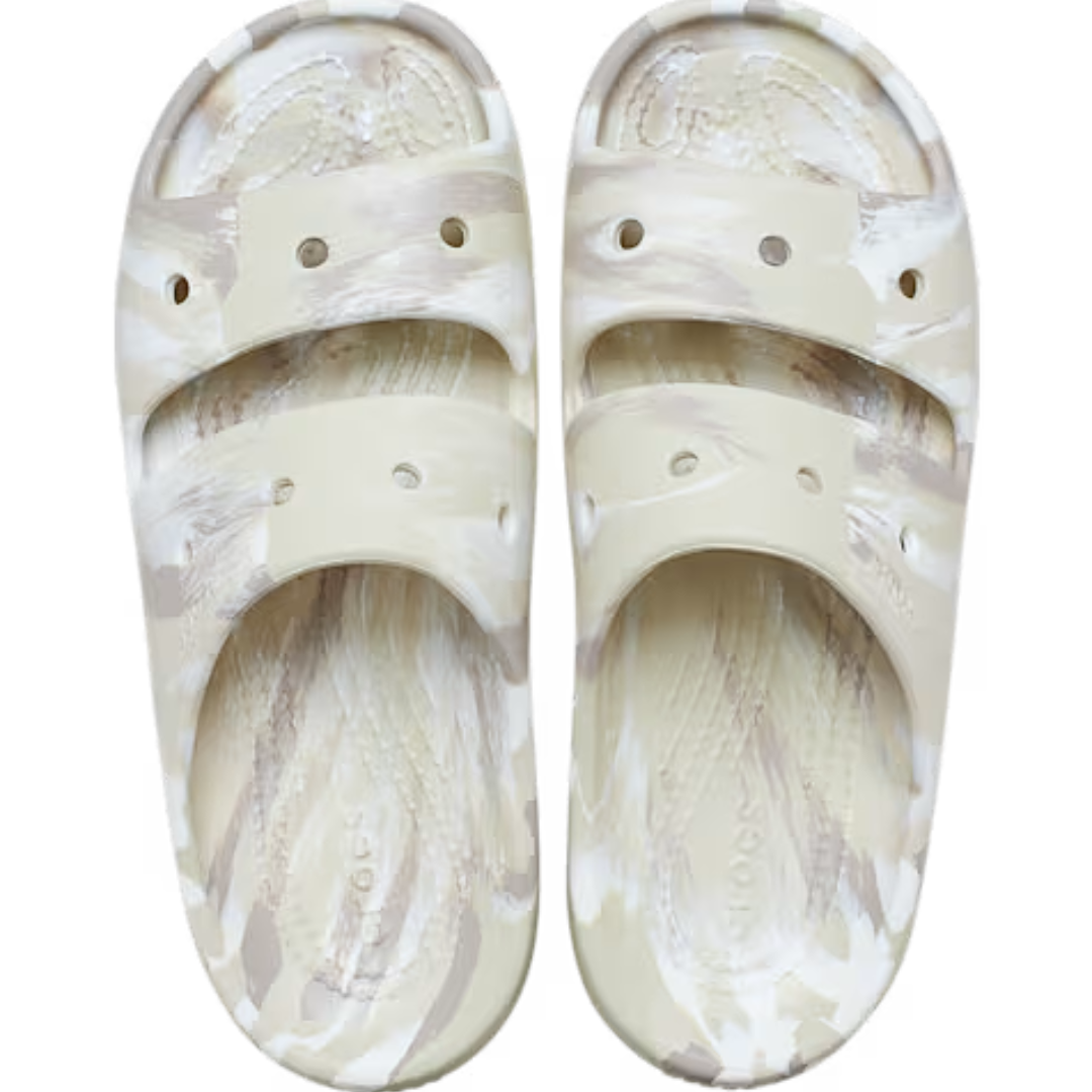 Classic Marbled Sandal V2 - bone/multi