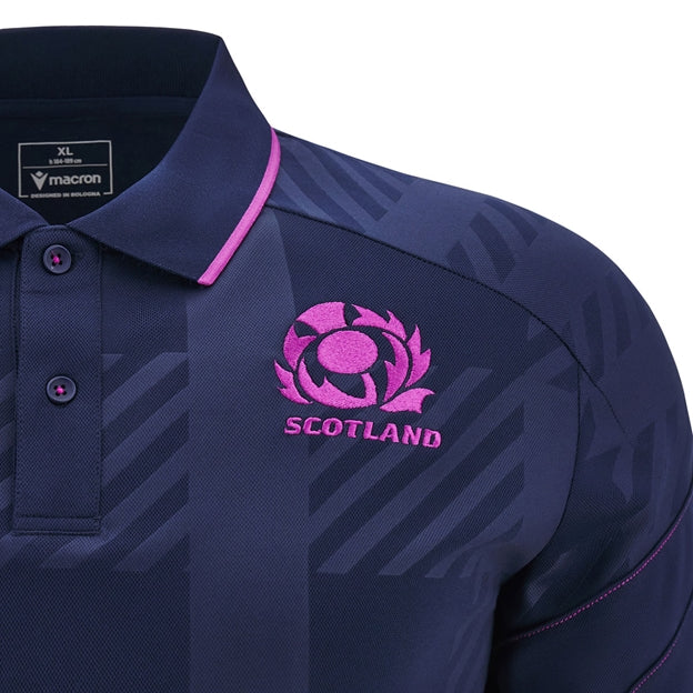 Scotland RU Travel Polo 25/26 - navy