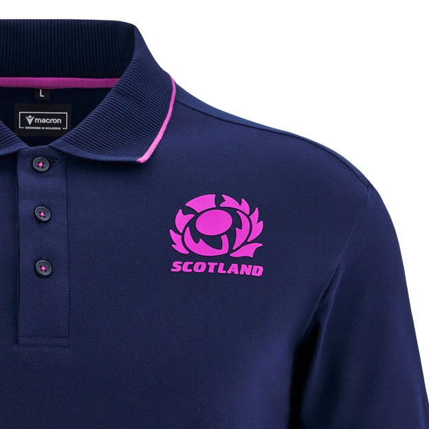Scotland RU Piquet Polo 25/26 - navy