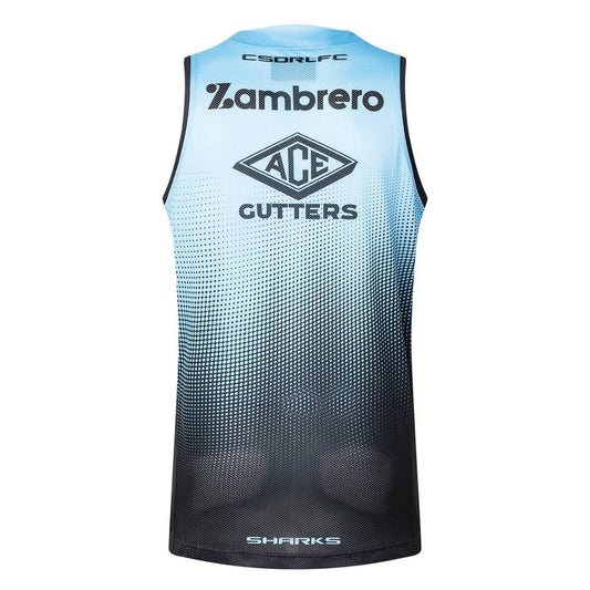 Sharks Training  Singlet 2025 - sky