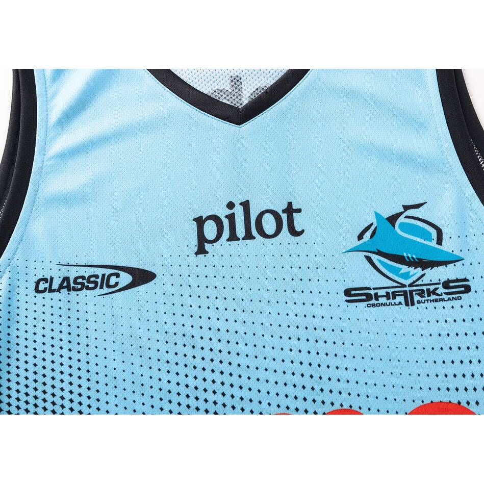 Sharks Training Singlet 2025 - sky
