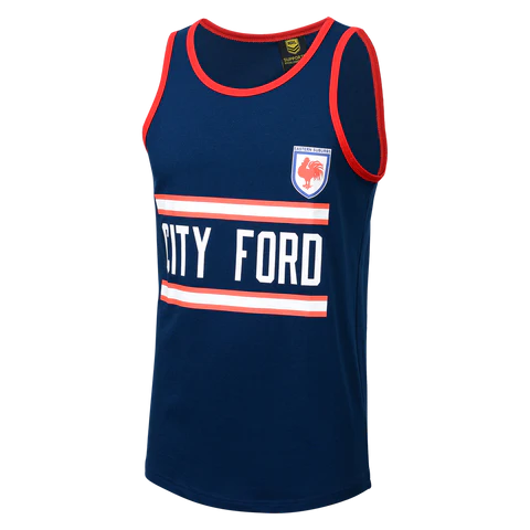 Roosters Retro Singlet