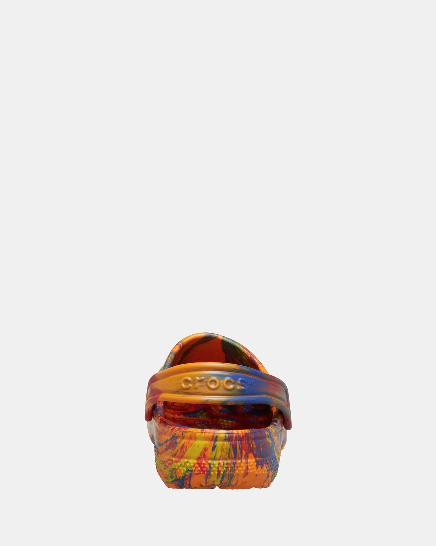 Classic Marbled Clog Toddler - orange zing/multi