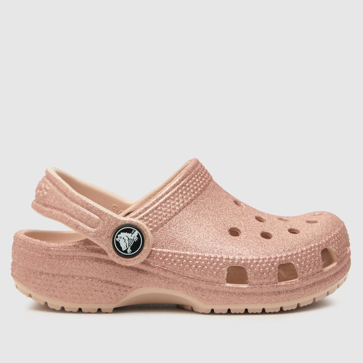 Classic Glitter Clog Toddlers - quartz