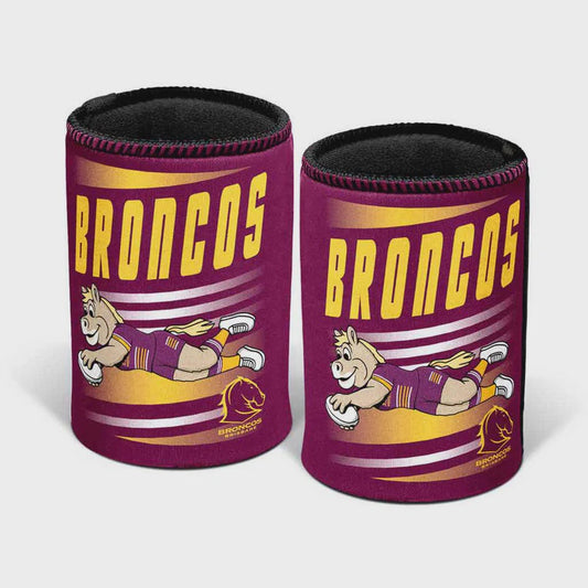 Broncos Retro Can Cooler