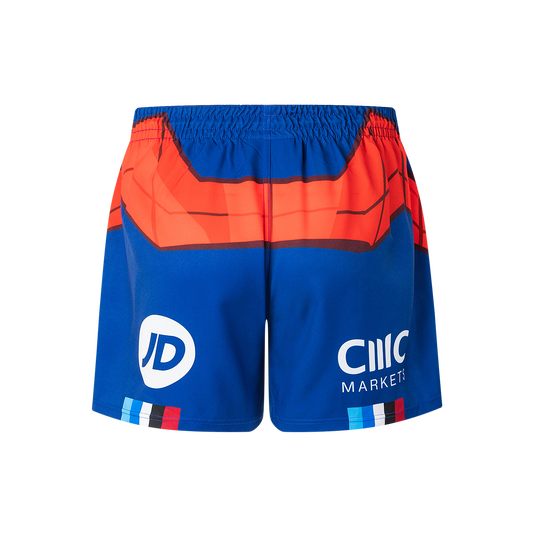 Blues Marvel Spiderman Playing Shorts