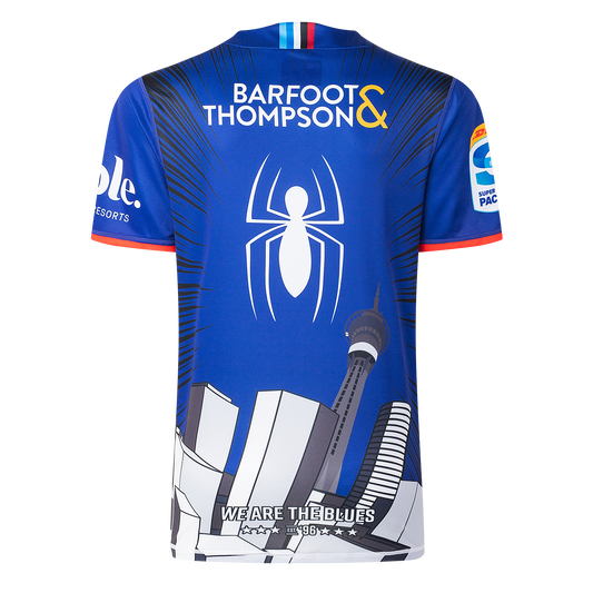 Blues Marvel Spiderman Warm Up Tee