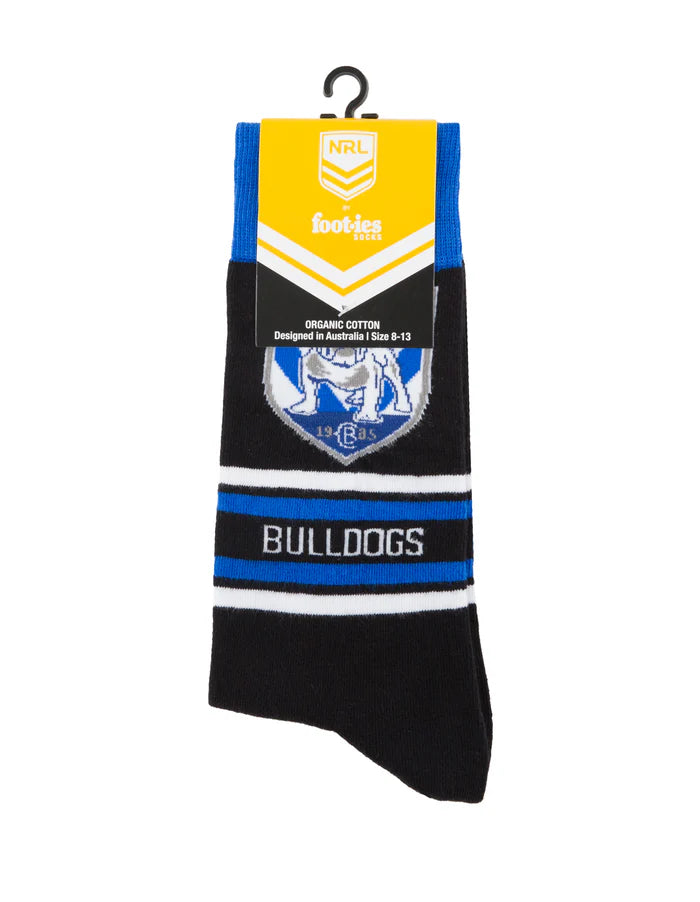 Bulldogs Footies Socks - navy
