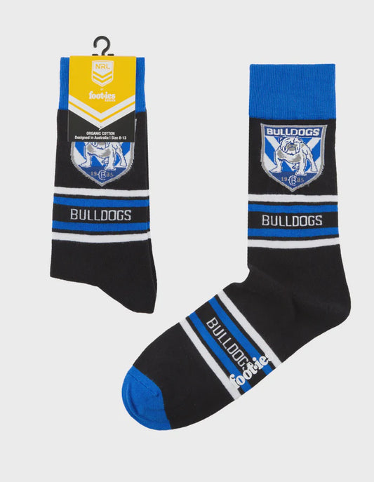 Bulldogs Footies Socks - navy