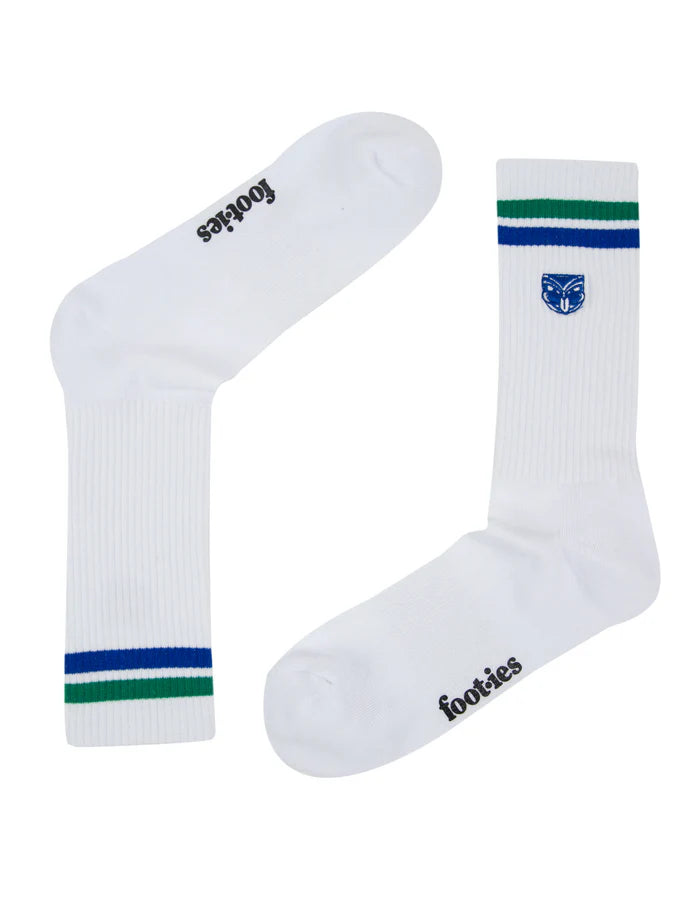 Warriors Footies Embroidered Sneaker Socks - 2 Pack