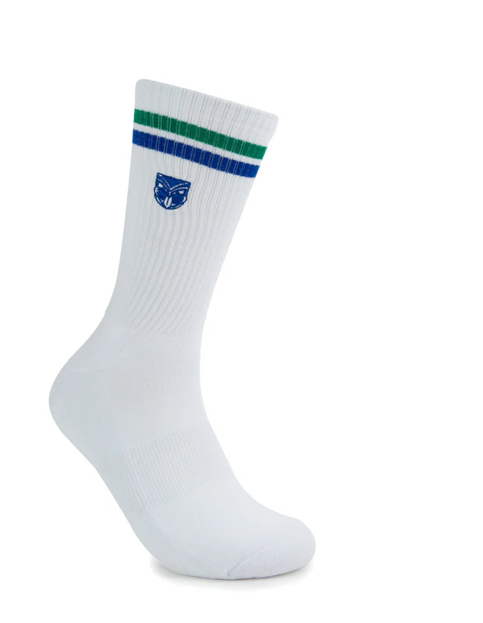 Warriors Footies Embroidered Sneaker Socks - 2 Pack