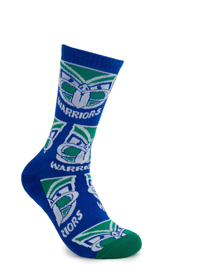 Warriors Footies Embroidered Sneaker Socks - 2 Pack