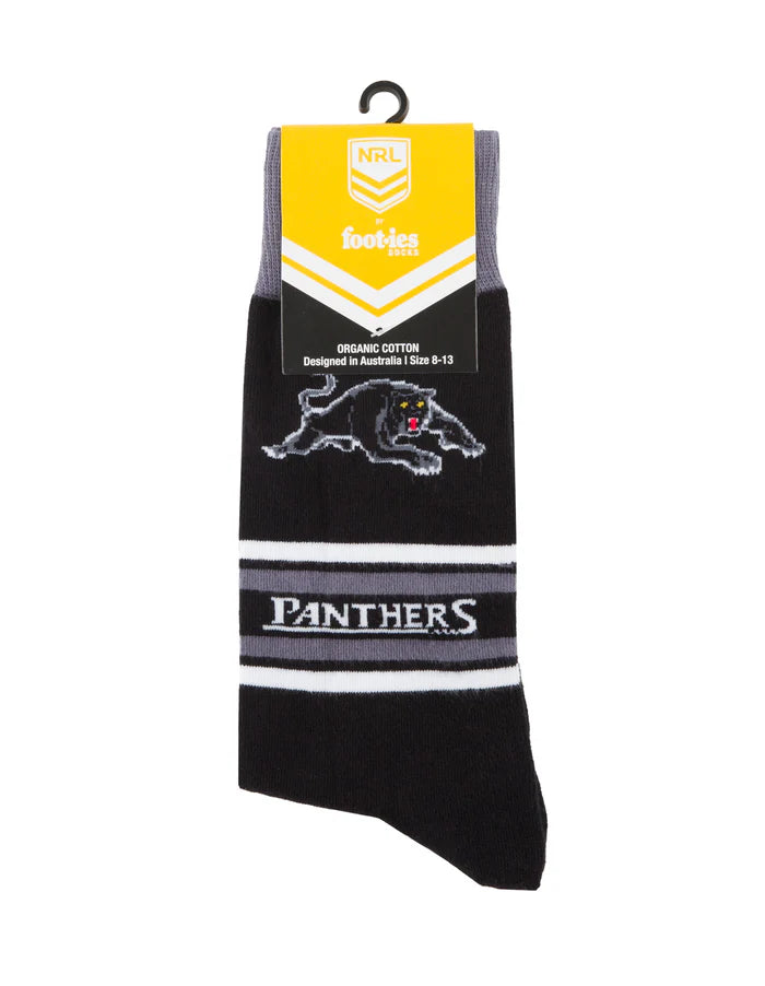 Panthers Footies Socks - black