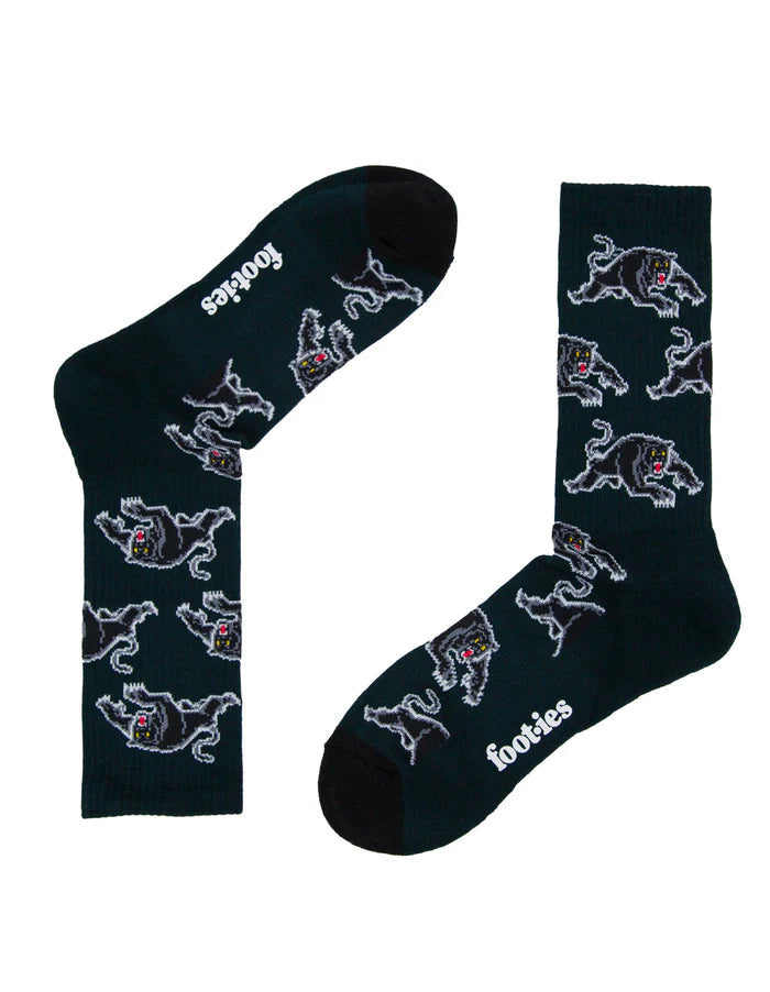 Panthers Footies Embroidered Sneaker Socks - 2 Pack