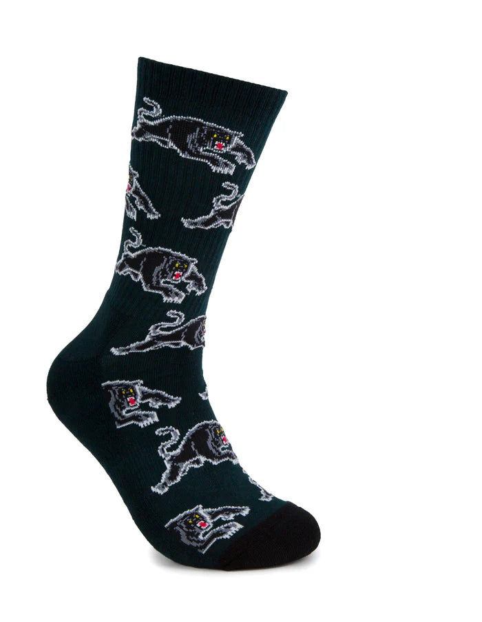 Panthers Footies Embroidered Sneaker Socks - 2 Pack