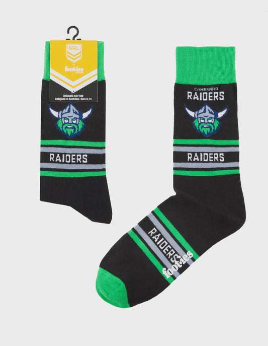 Raiders Footies Socks - black