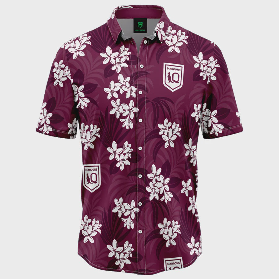 SOO QLD Reef Hawaiian Shirt