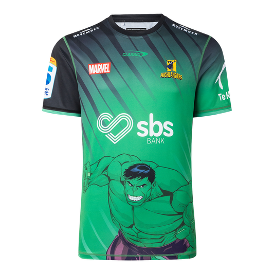 Highlanders Marvel Hulk Warm Up Tee
