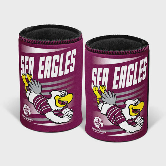 Sea Eagles Retro Can Cooler