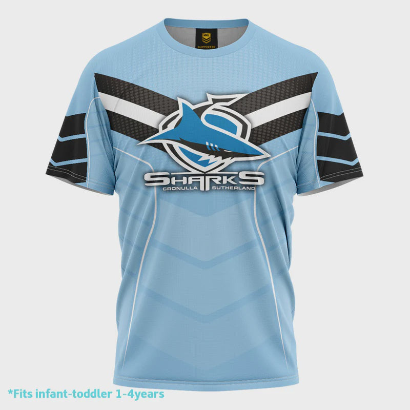 Sharks Chevron Kids Tee