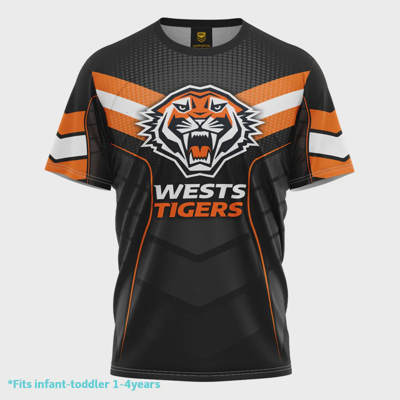 Tigers Chevron Kids Tee