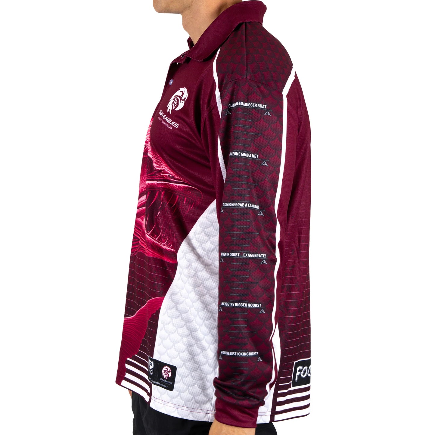 Sea Eagles Barracuda Fishing Shirt