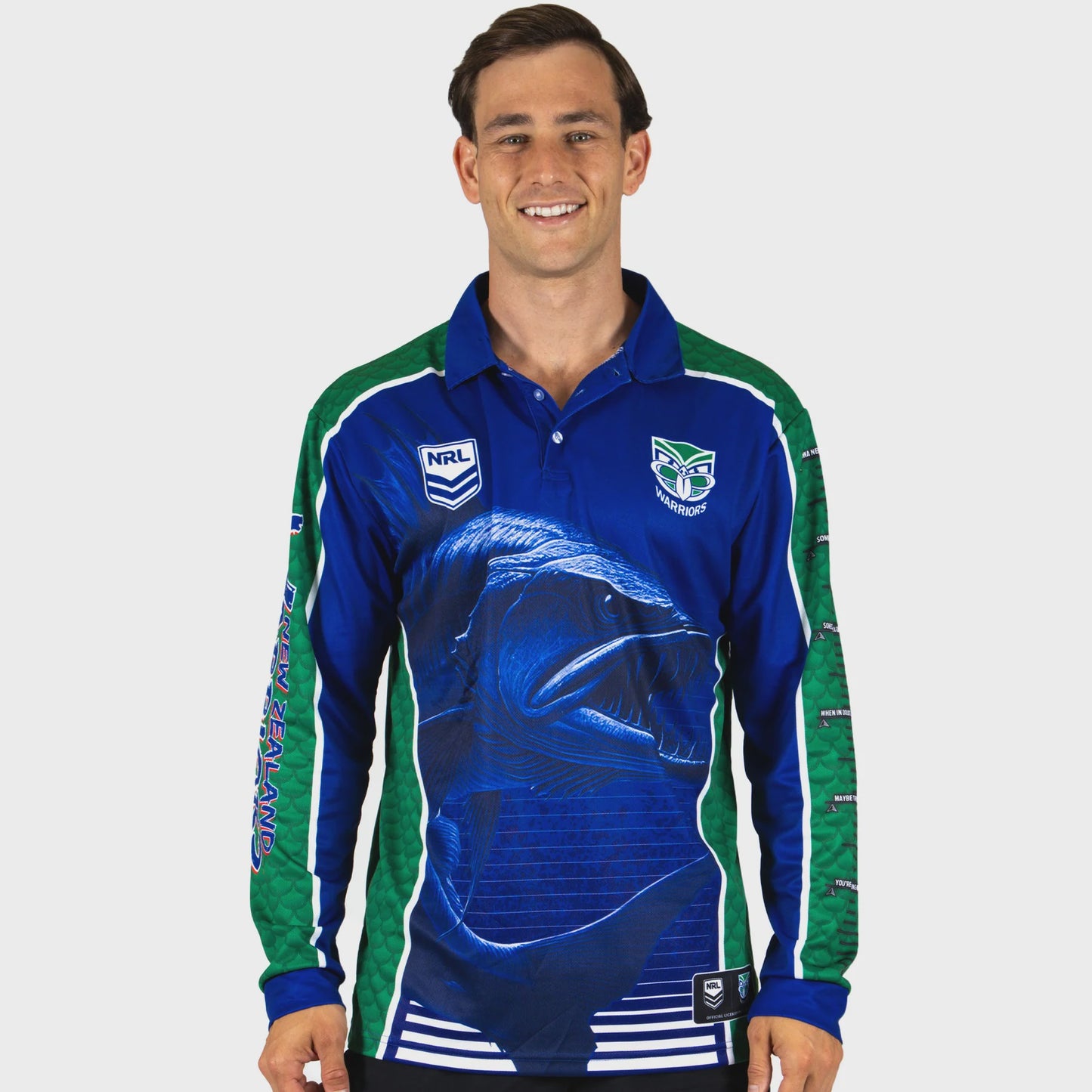 Warriors Barracuda Fishing Shirt