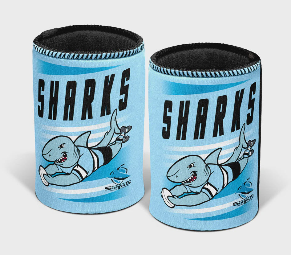 Sharks Retro Can Cooler