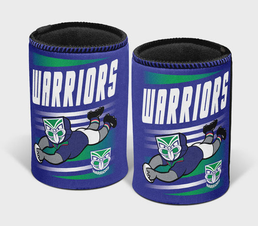 Warriors Retro Can Cooler