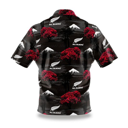 All Blacks Pohutukawa Hawaiian Shirt
