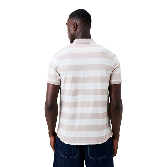 Yarn Stripe Polo - moonbeam