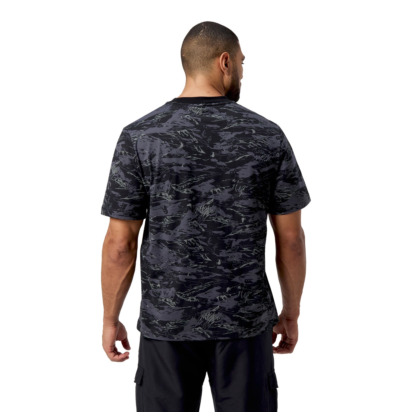 Force AOP Tee H1 25 - jet black