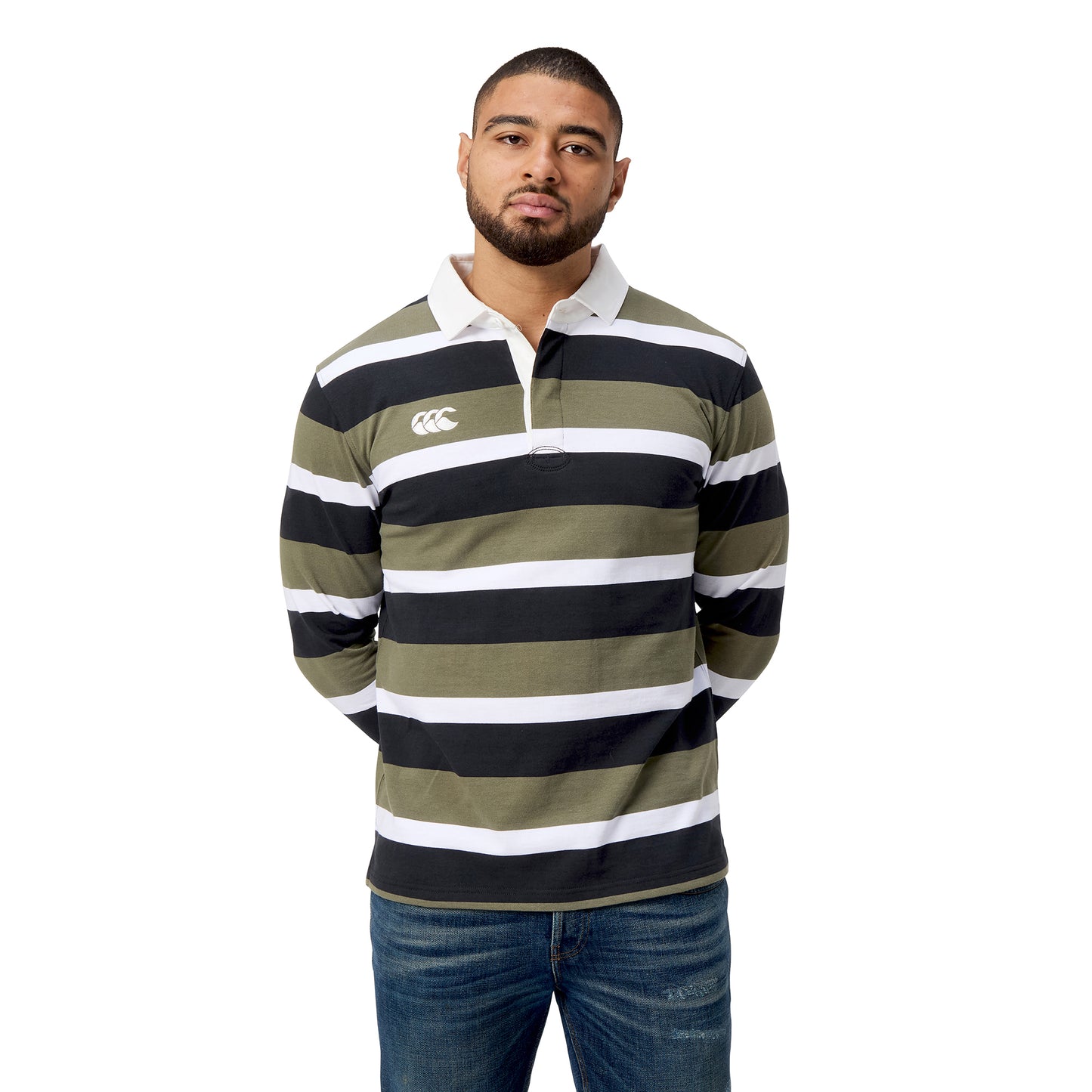 Yarn Dye Stripe Jersey H1 25 - beetle