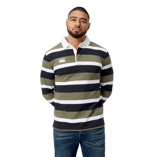 Yarn Dye Stripe Jersey H1 25 - beetle